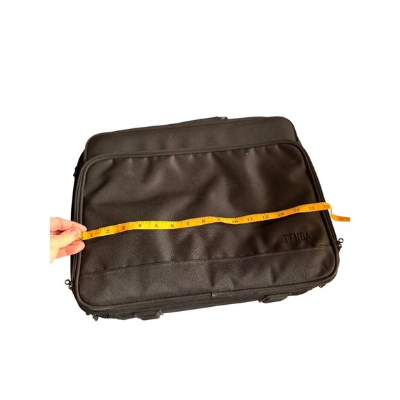 Tenba Black Nylon Camera/Laptop Carrying Case With Compartments & Straps - Picture 3 of 9